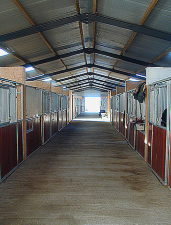 Solar panels for equestrian centers