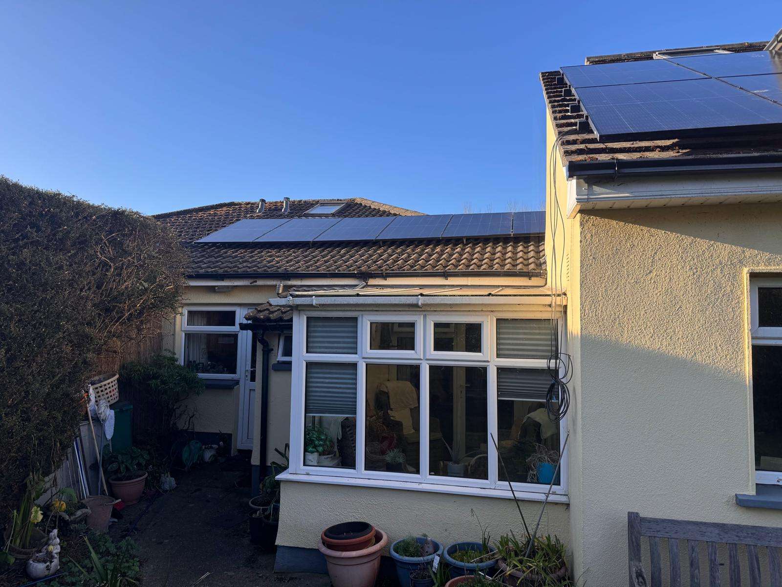 Solar panels in Wicklow