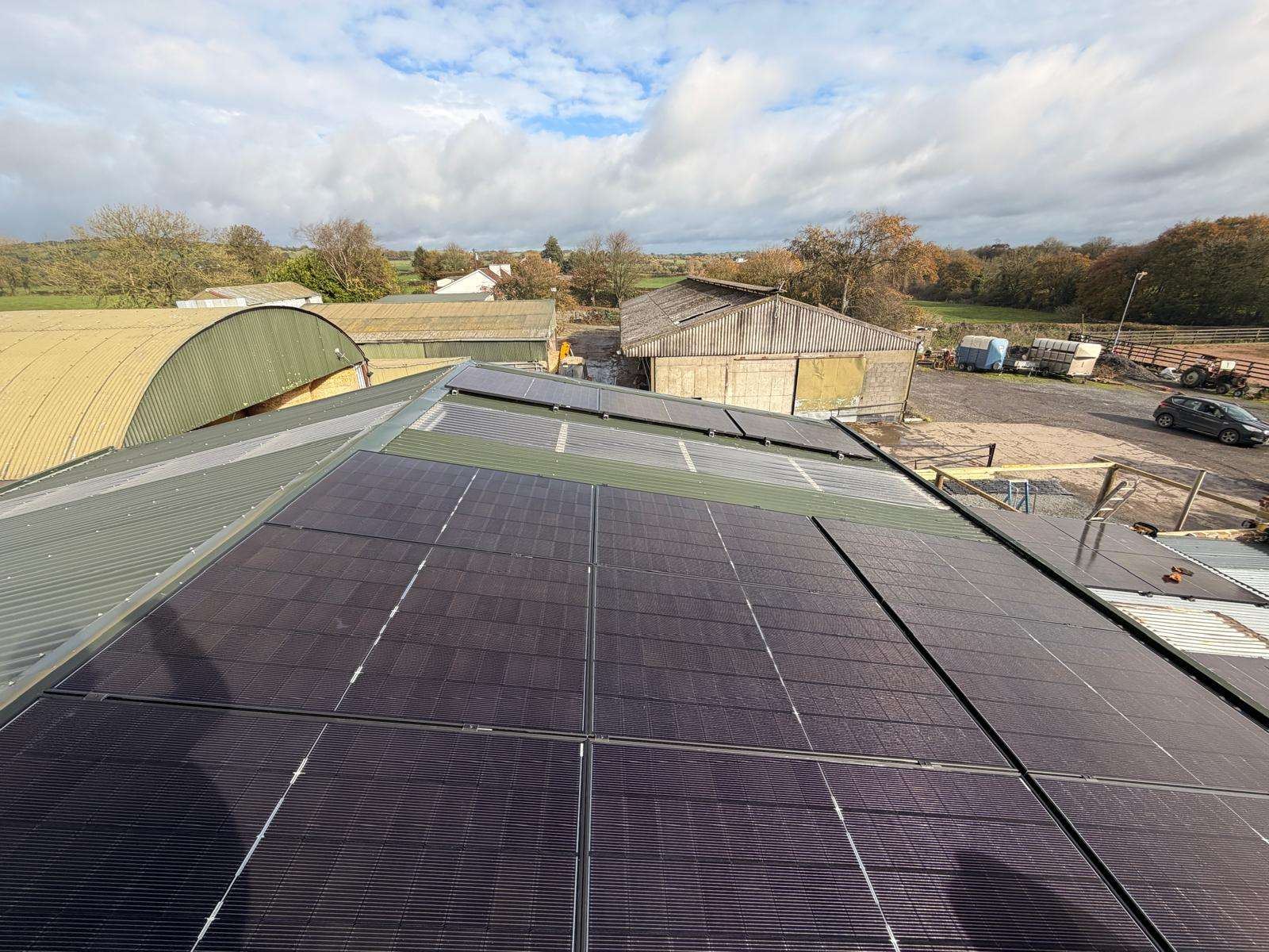 Solar panels for farms