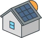 Natural slate solar inserts